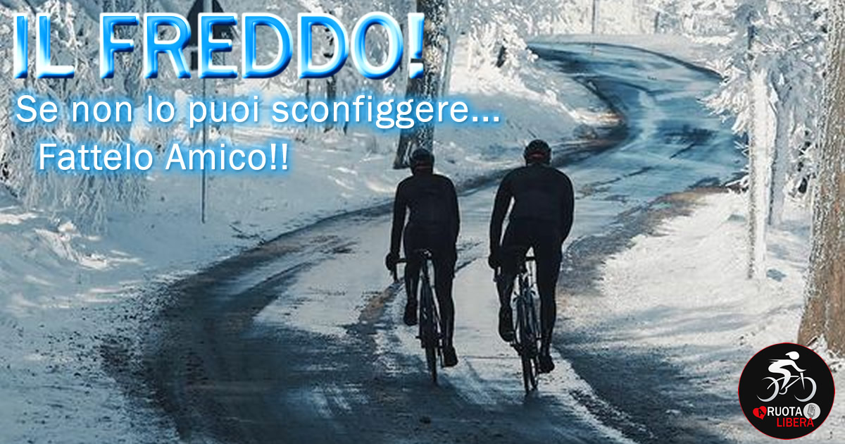 Pedalare al Freddo in inverno