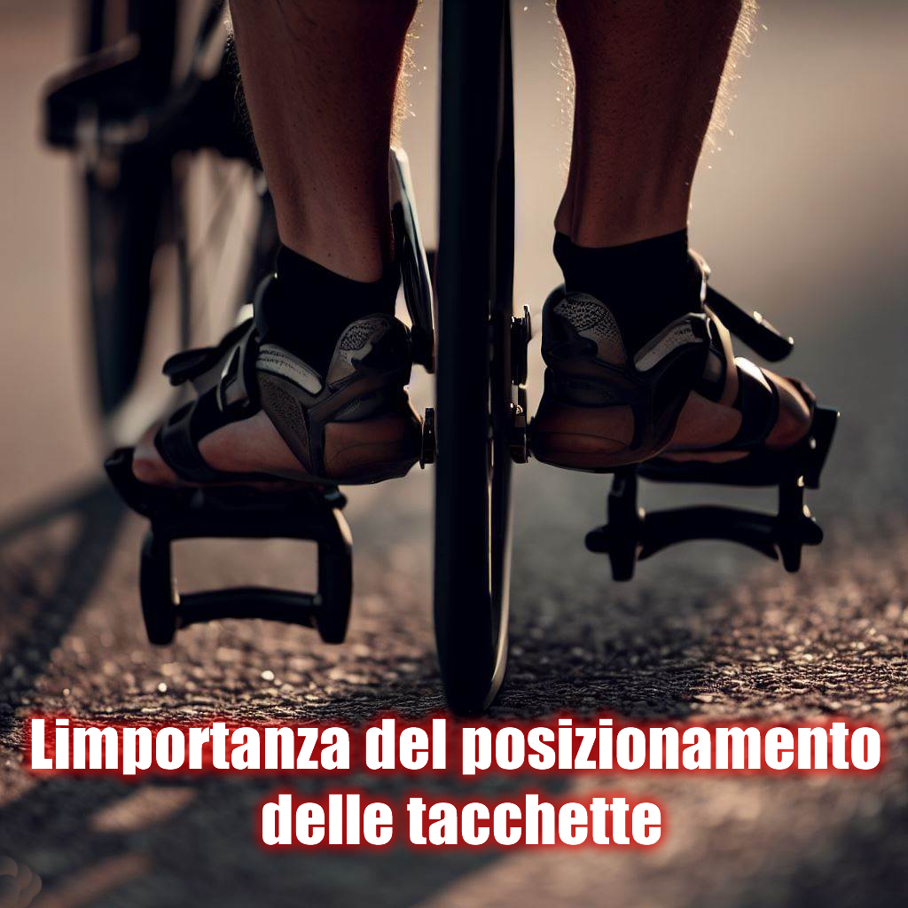 Posizionamento delle tacchette nel ciclismo